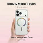 Capa para Telemóvel TPU Magnética com Brilhos, Para iPhone 17 Pro Max, Para iPhone 17 Pro