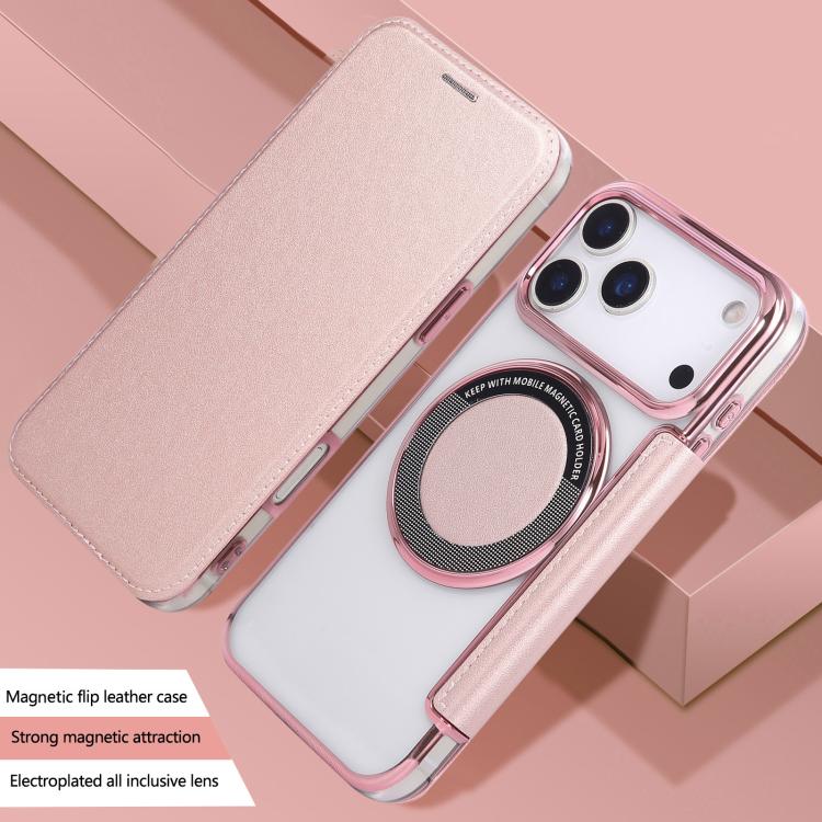 Capa para Telemóvel em Pele Vegana com Revestimento Magnético Ultra-fino, Para iPhone 17 Pro Max, Para iPhone 17 Pro, Para iPhone 17, Para iPhone Air, Para iPhone 16e, Para iPhone 16 Pro Max