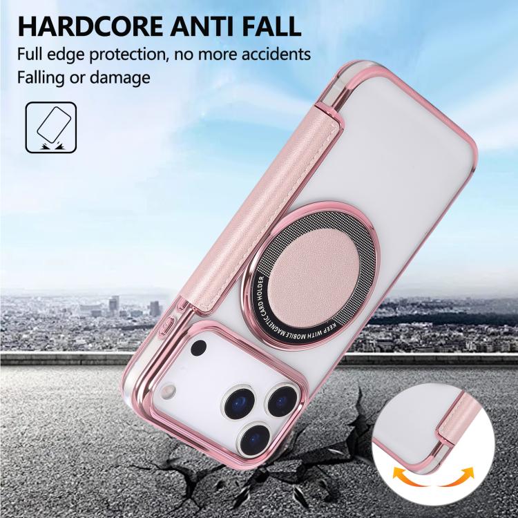 Capa para Telemóvel em Pele Vegana com Revestimento Magnético Ultra-fino, Para iPhone 17 Pro Max, Para iPhone 17 Pro, Para iPhone 17, Para iPhone Air, Para iPhone 16e, Para iPhone 16 Pro Max