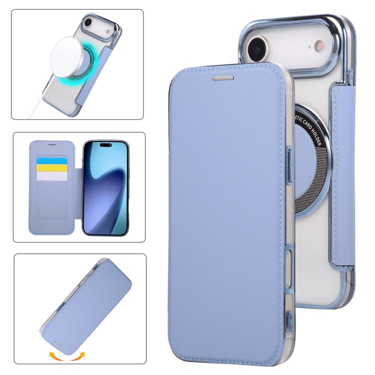 Capa para Telemóvel em Pele Vegana com Revestimento Magnético Ultra-fino, Para iPhone 17 Pro Max, Para iPhone 17 Pro, Para iPhone 17, Para iPhone Air, Para iPhone 16e, Para iPhone 16 Pro Max