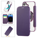 Capa para Telemóvel em Pele Vegana com Revestimento Magnético Ultra-fino, Para iPhone 17 Pro Max, Para iPhone 17 Pro, Para iPhone 17, Para iPhone Air, Para iPhone 16e, Para iPhone 16 Pro Max