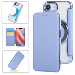 Capa para Telemóvel em Pele Vegana com Revestimento Magnético Ultra-fino, Para iPhone 17 Pro Max, Para iPhone 17 Pro, Para iPhone 17, Para iPhone Air, Para iPhone 16e, Para iPhone 16 Pro Max