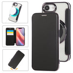 Capa para Telemóvel em Pele Vegana com Revestimento Magnético Ultra-fino, Para iPhone 17 Pro Max, Para iPhone 17 Pro, Para iPhone 17, Para iPhone Air, Para iPhone 16e, Para iPhone 16 Pro Max