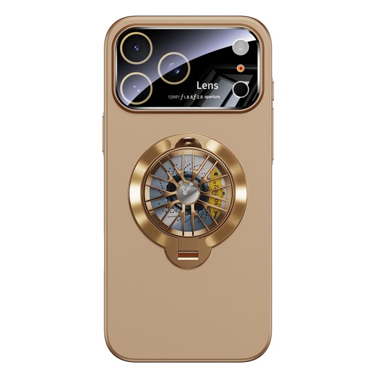 Capa para Telemóvel Magnética com Janela para Câmara em PC Vidrado e Suporte Giratório, Para iPhone 17 Pro Max, Para iPhone 17 Pro, Para iPhone 17, Para iPhone Air, Para iPhone 16 Pro Max, Para iPhone 16 Pro
