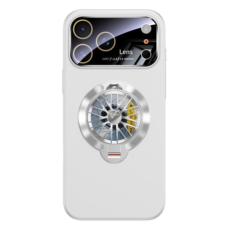 Capa para Telemóvel Magnética com Janela para Câmara em PC Vidrado e Suporte Giratório, Para iPhone 17 Pro Max, Para iPhone 17 Pro, Para iPhone 17, Para iPhone Air, Para iPhone 16 Pro Max, Para iPhone 16 Pro