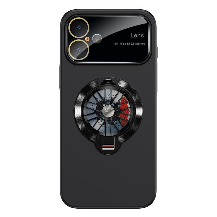 Capa para Telemóvel Magnética com Janela para Câmara em PC Vidrado e Suporte Giratório, Para iPhone 17 Pro Max, Para iPhone 17 Pro, Para iPhone 17, Para iPhone Air, Para iPhone 16 Pro Max, Para iPhone 16 Pro
