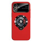 Capa para Telemóvel Magnética com Janela para Câmara em PC Vidrado e Suporte Giratório, Para iPhone 17 Pro Max, Para iPhone 17 Pro, Para iPhone 17, Para iPhone Air, Para iPhone 16 Pro Max, Para iPhone 16 Pro