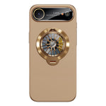 Capa para Telemóvel Magnética com Janela para Câmara em PC Vidrado e Suporte Giratório, Para iPhone 17 Pro Max, Para iPhone 17 Pro, Para iPhone 17, Para iPhone Air, Para iPhone 16 Pro Max, Para iPhone 16 Pro