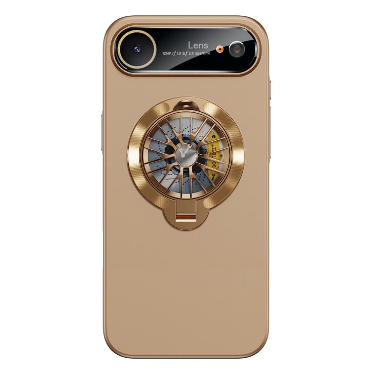 Capa para Telemóvel Magnética com Janela para Câmara em PC Vidrado e Suporte Giratório, Para iPhone 17 Pro Max, Para iPhone 17 Pro, Para iPhone 17, Para iPhone Air, Para iPhone 16 Pro Max, Para iPhone 16 Pro