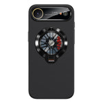 Capa para Telemóvel Magnética com Janela para Câmara em PC Vidrado e Suporte Giratório, Para iPhone 17 Pro Max, Para iPhone 17 Pro, Para iPhone 17, Para iPhone Air, Para iPhone 16 Pro Max, Para iPhone 16 Pro