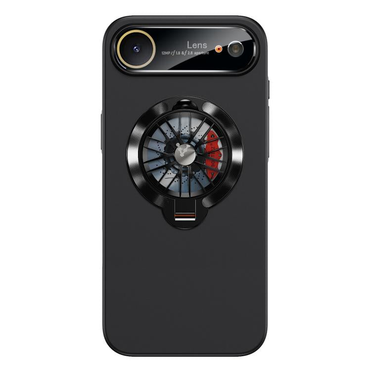 Capa para Telemóvel Magnética com Janela para Câmara em PC Vidrado e Suporte Giratório, Para iPhone 17 Pro Max, Para iPhone 17 Pro, Para iPhone 17, Para iPhone Air, Para iPhone 16 Pro Max, Para iPhone 16 Pro