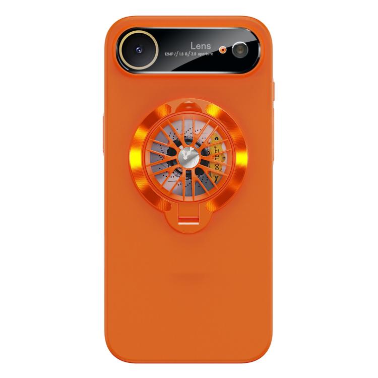 Capa para Telemóvel Magnética com Janela para Câmara em PC Vidrado e Suporte Giratório, Para iPhone 17 Pro Max, Para iPhone 17 Pro, Para iPhone 17, Para iPhone Air, Para iPhone 16 Pro Max, Para iPhone 16 Pro