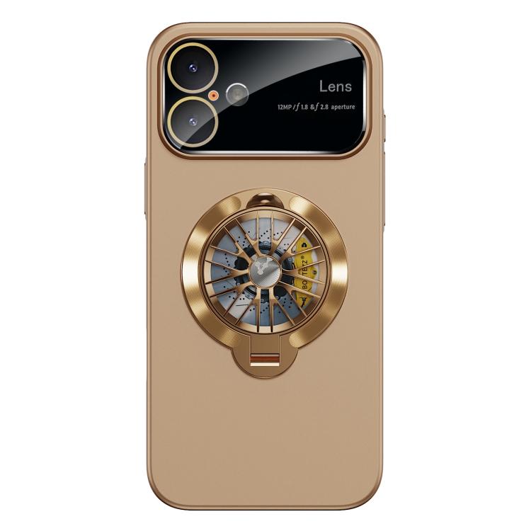 Capa para Telemóvel Magnética com Janela para Câmara em PC Vidrado e Suporte Giratório, Para iPhone 16 Plus, Para iPhone 16, Para iPhone 15 Pro Max, Para iPhone 15 Pro, Para iPhone 15 Plus, Para iPhone 15