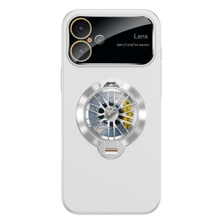 Capa para Telemóvel Magnética com Janela para Câmara em PC Vidrado e Suporte Giratório, Para iPhone 16 Plus, Para iPhone 16, Para iPhone 15 Pro Max, Para iPhone 15 Pro, Para iPhone 15 Plus, Para iPhone 15