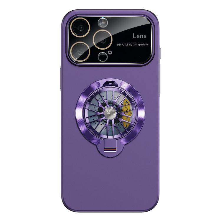 Capa para Telemóvel Magnética com Janela para Câmara em PC Vidrado e Suporte Giratório, Para iPhone 16 Plus, Para iPhone 16, Para iPhone 15 Pro Max, Para iPhone 15 Pro, Para iPhone 15 Plus, Para iPhone 15