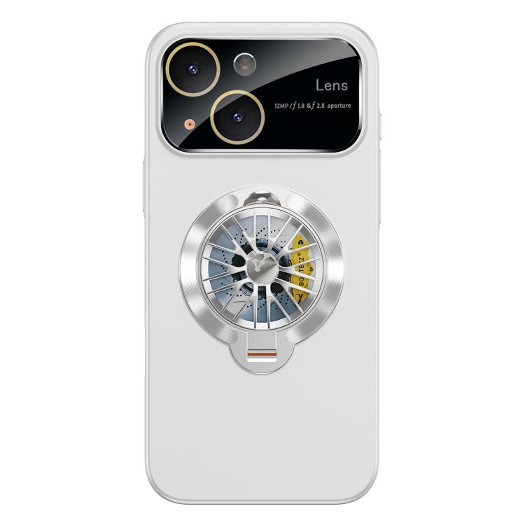 Capa para Telemóvel Magnética com Janela para Câmara em PC Vidrado e Suporte Giratório, Para iPhone 16 Plus, Para iPhone 16, Para iPhone 15 Pro Max, Para iPhone 15 Pro, Para iPhone 15 Plus, Para iPhone 15