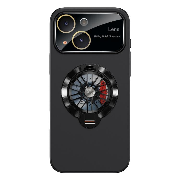 Capa para Telemóvel Magnética com Janela para Câmara em PC Vidrado e Suporte Giratório, Para iPhone 14 Plus, Para iPhone 14, Para iPhone 14 Pro, Para iPhone 14 Pro Max, Para iPhone 13 Pro Max, Para iPhone 13 Pro