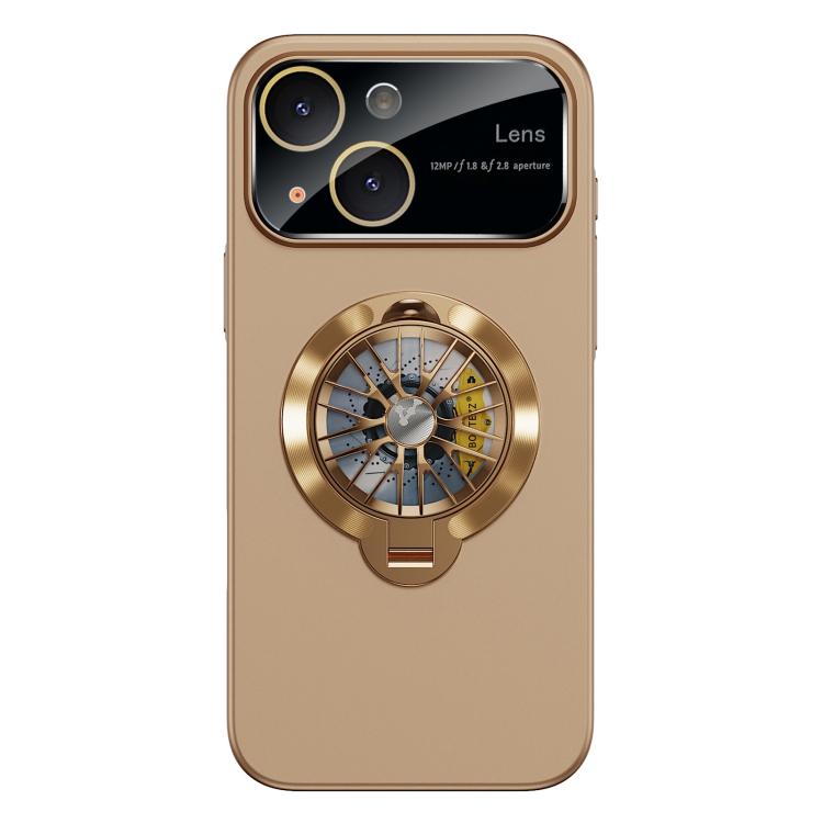 Capa para Telemóvel Magnética com Janela para Câmara em PC Vidrado e Suporte Giratório, Para iPhone 16 Plus, Para iPhone 16, Para iPhone 15 Pro Max, Para iPhone 15 Pro, Para iPhone 15 Plus, Para iPhone 15