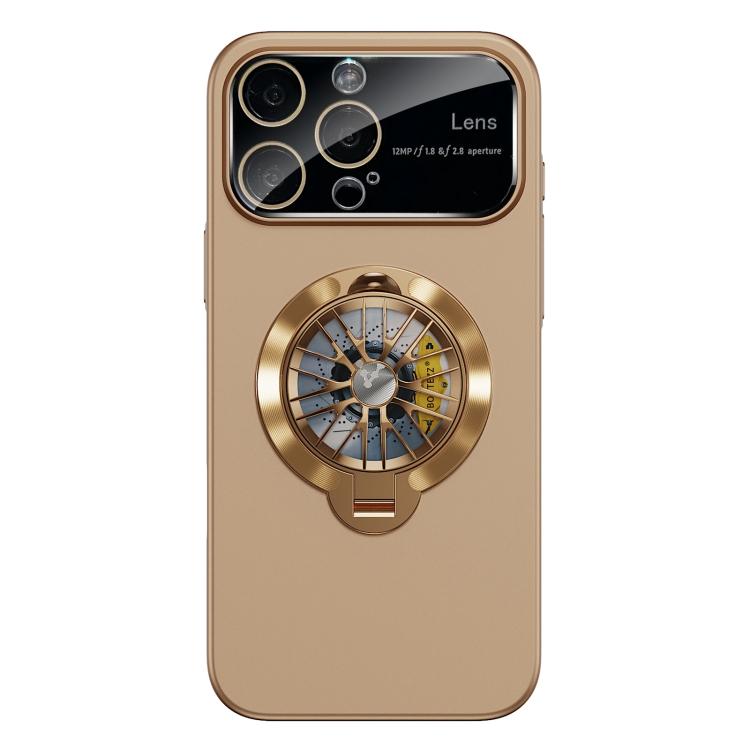 Capa para Telemóvel Magnética com Janela para Câmara em PC Vidrado e Suporte Giratório, Para iPhone 14 Plus, Para iPhone 14, Para iPhone 14 Pro, Para iPhone 14 Pro Max, Para iPhone 13 Pro Max, Para iPhone 13 Pro