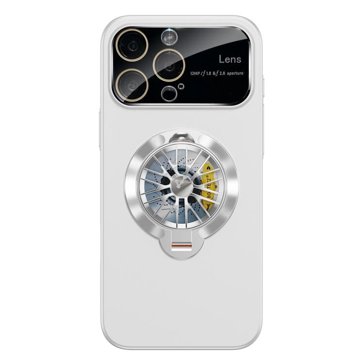 Capa para Telemóvel Magnética com Janela para Câmara em PC Vidrado e Suporte Giratório, Para iPhone 14 Plus, Para iPhone 14, Para iPhone 14 Pro, Para iPhone 14 Pro Max, Para iPhone 13 Pro Max, Para iPhone 13 Pro