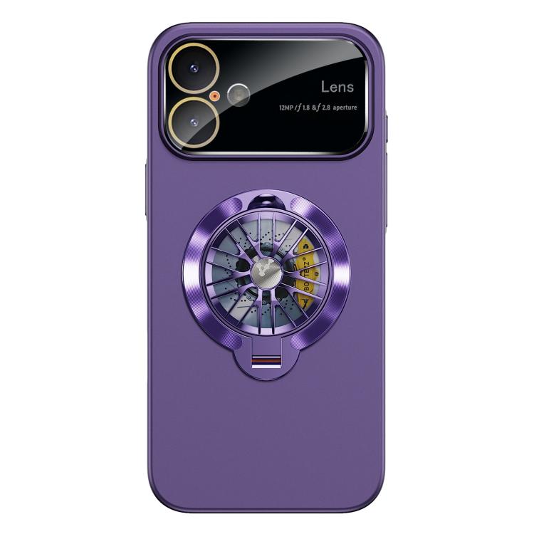Capa para Telemóvel Magnética com Janela para Câmara em PC Vidrado e Suporte Giratório, Para iPhone 16 Plus, Para iPhone 16, Para iPhone 15 Pro Max, Para iPhone 15 Pro, Para iPhone 15 Plus, Para iPhone 15