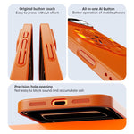 Capa para Telemóvel Magnética com Janela para Câmara em PC Vidrado e Suporte Giratório, Para iPhone 14 Plus, Para iPhone 14, Para iPhone 14 Pro, Para iPhone 14 Pro Max, Para iPhone 13 Pro Max, Para iPhone 13 Pro