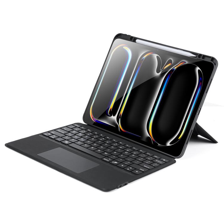 Capa de tablet em pele vegana com teclado magnético retroiluminado DUX DUCIS DK Series, Para iPad Pro 13 2025 / 2024, Para iPad Pro 11 2025 / 2024, Para iPad 2025 / 2022, Para iPad Air 11 2025 / 2024, Para iPad Air 13 2025 / 2024