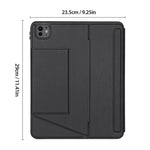 Capa de tablet em pele vegana com teclado magnético retroiluminado DUX DUCIS DK Series, Para iPad Pro 13 2025 / 2024, Para iPad Pro 11 2025 / 2024, Para iPad 2025 / 2022, Para iPad Air 11 2025 / 2024, Para iPad Air 13 2025 / 2024
