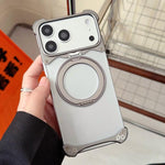 Capa de Telemóvel Magnética com Suporte Rotativo 360 sem Moldura na Cor Original Jaguar, Para iPhone 17 Pro Max, Para iPhone 17 Pro