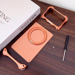 Capa de Telemóvel Magnética com Suporte Rotativo 360 sem Moldura na Cor Original Jaguar, Para iPhone 17 Pro Max, Para iPhone 17 Pro