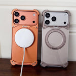 Capa de Telemóvel Magnética com Suporte Rotativo 360 sem Moldura na Cor Original Jaguar, Para iPhone 17 Pro Max, Para iPhone 17 Pro