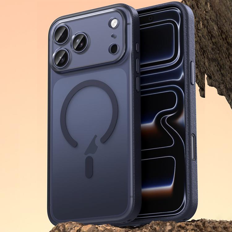 Capa de Telemóvel Magnética em Pele Vegana, Para iPhone 17 Pro Max, Para iPhone 17 Pro, Para iPhone 17