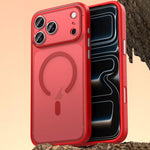 Capa de Telemóvel Magnética em Pele Vegana, Para iPhone 17 Pro Max, Para iPhone 17 Pro, Para iPhone 17