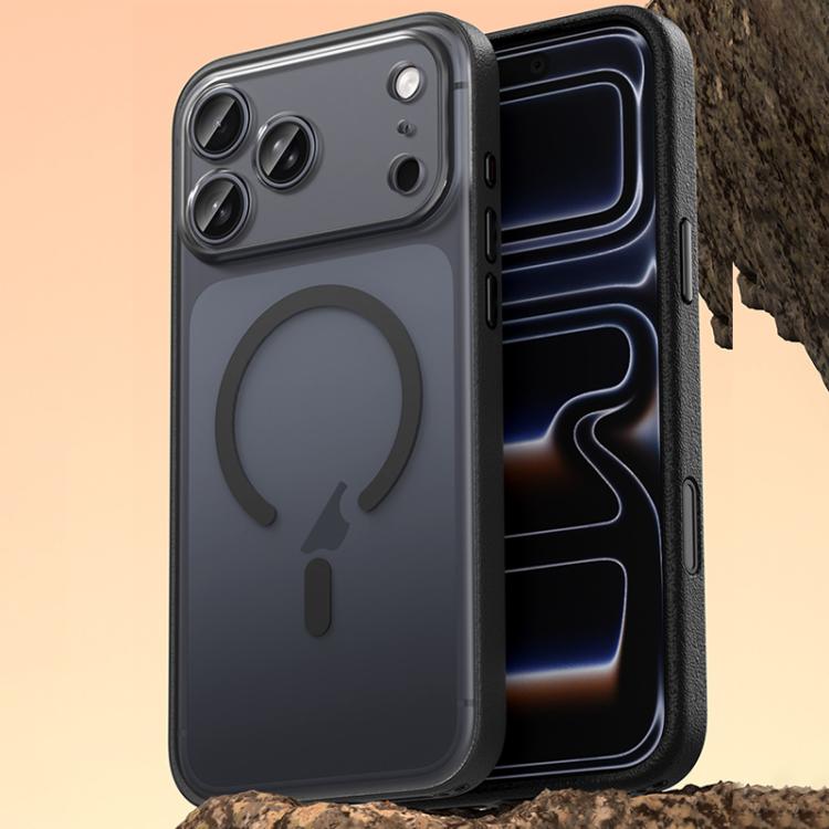 Capa de Telemóvel Magnética em Pele Vegana, Para iPhone 17 Pro Max, Para iPhone 17 Pro, Para iPhone 17