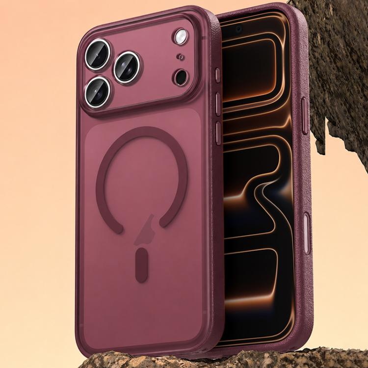 Capa de Telemóvel Magnética em Pele Vegana, Para iPhone 17 Pro Max, Para iPhone 17 Pro, Para iPhone 17