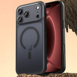 Capa de Telemóvel Magnética em Pele Vegana, Para iPhone 17 Pro Max, Para iPhone 17 Pro, Para iPhone 17