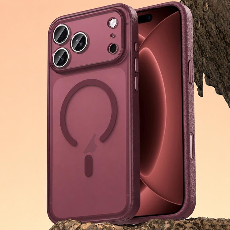 Capa de Telemóvel Magnética em Pele Vegana, Para iPhone 17 Pro Max, Para iPhone 17 Pro, Para iPhone 17