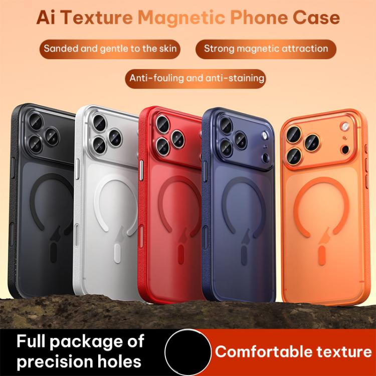 Capa de Telemóvel Magnética em Pele Vegana, Para iPhone 17 Pro Max, Para iPhone 17 Pro, Para iPhone 17