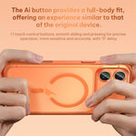 Capa de Telemóvel Magnética em Pele Vegana, Para iPhone 17 Pro Max, Para iPhone 17 Pro, Para iPhone 17
