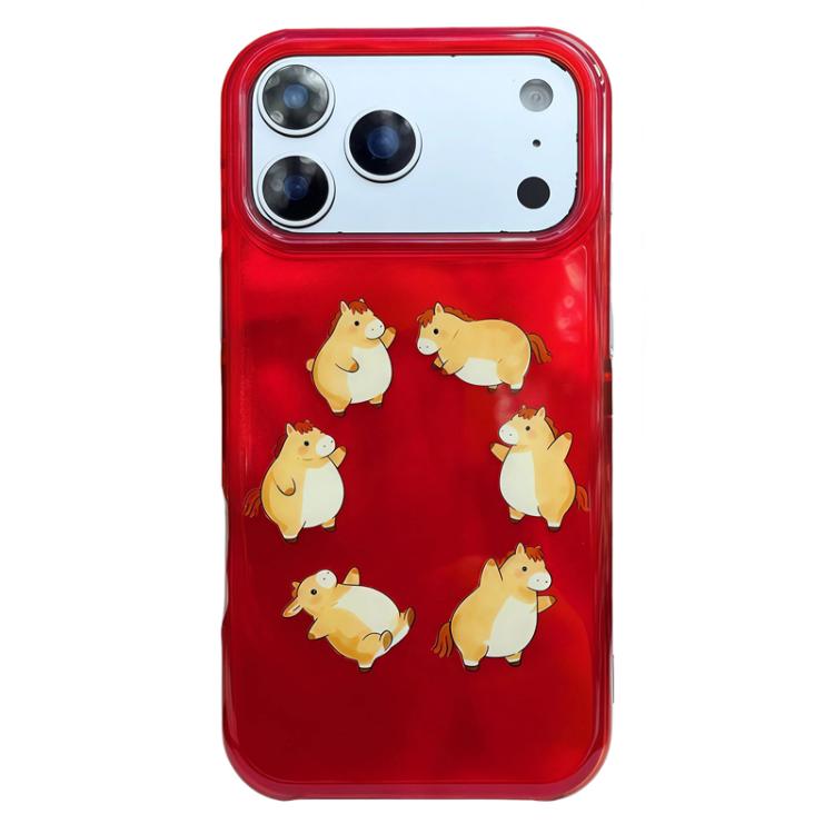 Capa de Telemóvel TPU com Padrão IMD e Bordas Arredondadas, Para iPhone 17 Pro Max, Para iPhone 17 Pro, Para iPhone 17