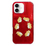 Capa de Telemóvel TPU com Padrão IMD e Bordas Arredondadas, Para iPhone 17 Pro Max, Para iPhone 17 Pro, Para iPhone 17