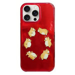 Capa de Telemóvel TPU com Padrão IMD e Bordas Arredondadas, Para iPhone 15 Pro Max, Para iPhone 15 Pro, Para iPhone 15