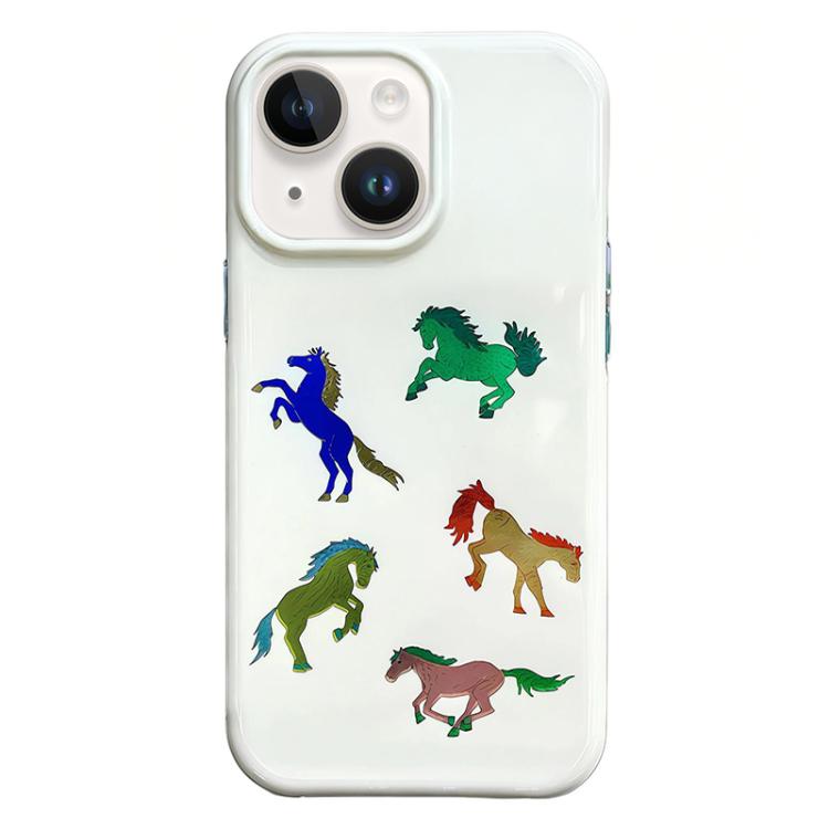 Capa de Telemóvel TPU com Padrão IMD e Bordas Arredondadas, Para iPhone 15 Pro Max, Para iPhone 15 Pro, Para iPhone 15