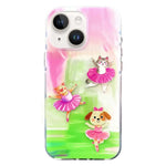 Capa de Telemóvel TPU com Padrão IMD e Bordas Arredondadas, Para iPhone 15 Pro Max, Para iPhone 15 Pro, Para iPhone 15