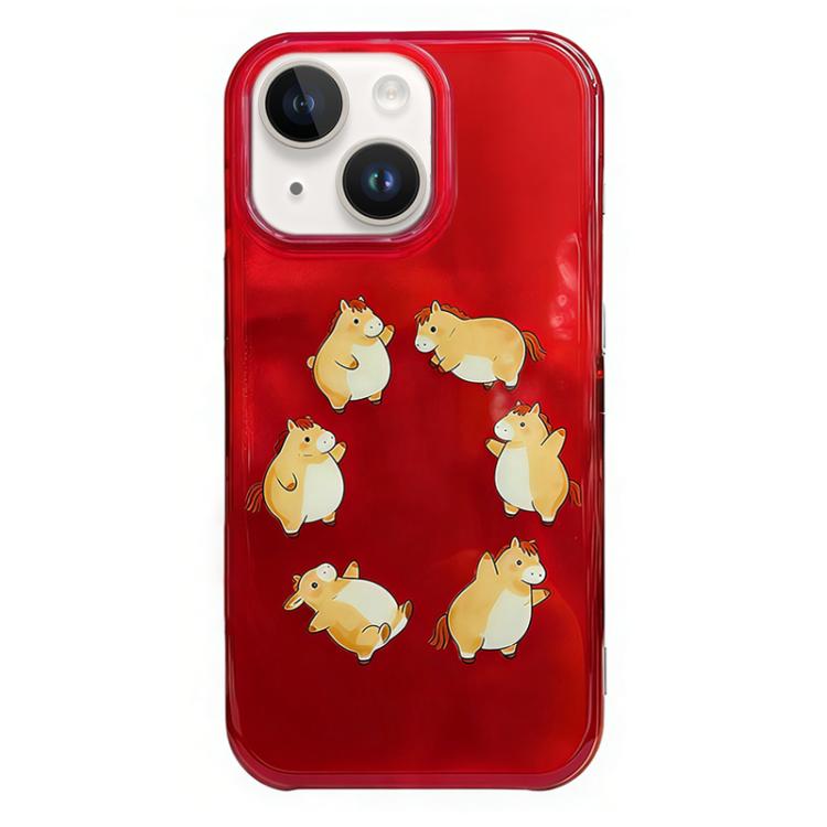 Capa de Telemóvel TPU com Padrão IMD e Bordas Arredondadas, Para iPhone 15 Pro Max, Para iPhone 15 Pro, Para iPhone 15
