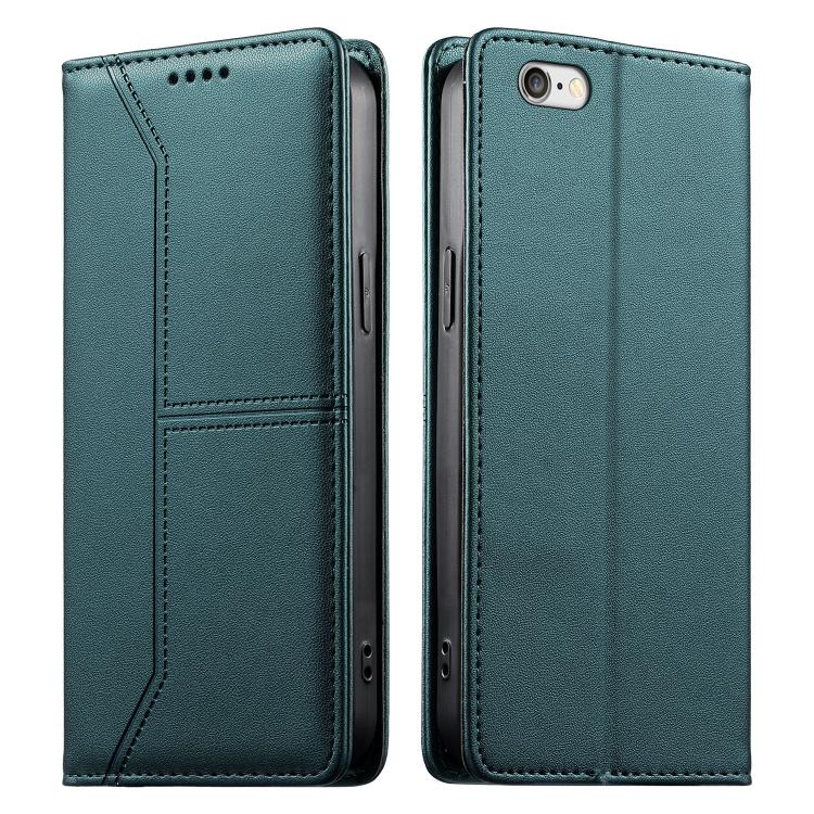 Estojo de Telefone em Couro Vegan com Linha Costurada, Fecho Magnético e RFID, Para iPhone X / XS, Para iPhone XR, Para iPhone XS Max, Para iPhone 8 Plus / 7 Plus