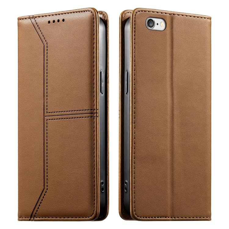 Estojo de Telefone em Couro Vegan com Linha Costurada, Fecho Magnético e RFID, Para iPhone X / XS, Para iPhone XR, Para iPhone XS Max, Para iPhone 8 Plus / 7 Plus