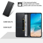 Estojo de Telefone em Couro Vegan com Linha Costurada, Fecho Magnético e RFID, Para iPhone X / XS, Para iPhone XR, Para iPhone XS Max, Para iPhone 8 Plus / 7 Plus