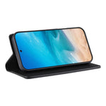 Estojo de Telefone em Couro Vegan com Linha Costurada, Fecho Magnético e RFID, Para iPhone X / XS, Para iPhone XR, Para iPhone XS Max, Para iPhone 8 Plus / 7 Plus