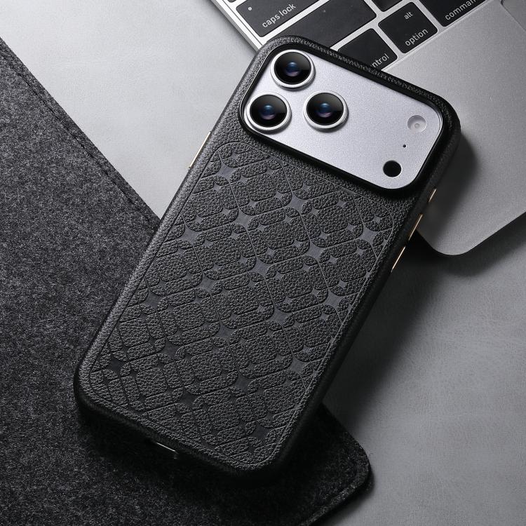 Capa de Telemóvel ESEBLE B2 com Padrão Xadrez Starlight, Para iPhone 17 Pro Max, Para iPhone 17 Pro